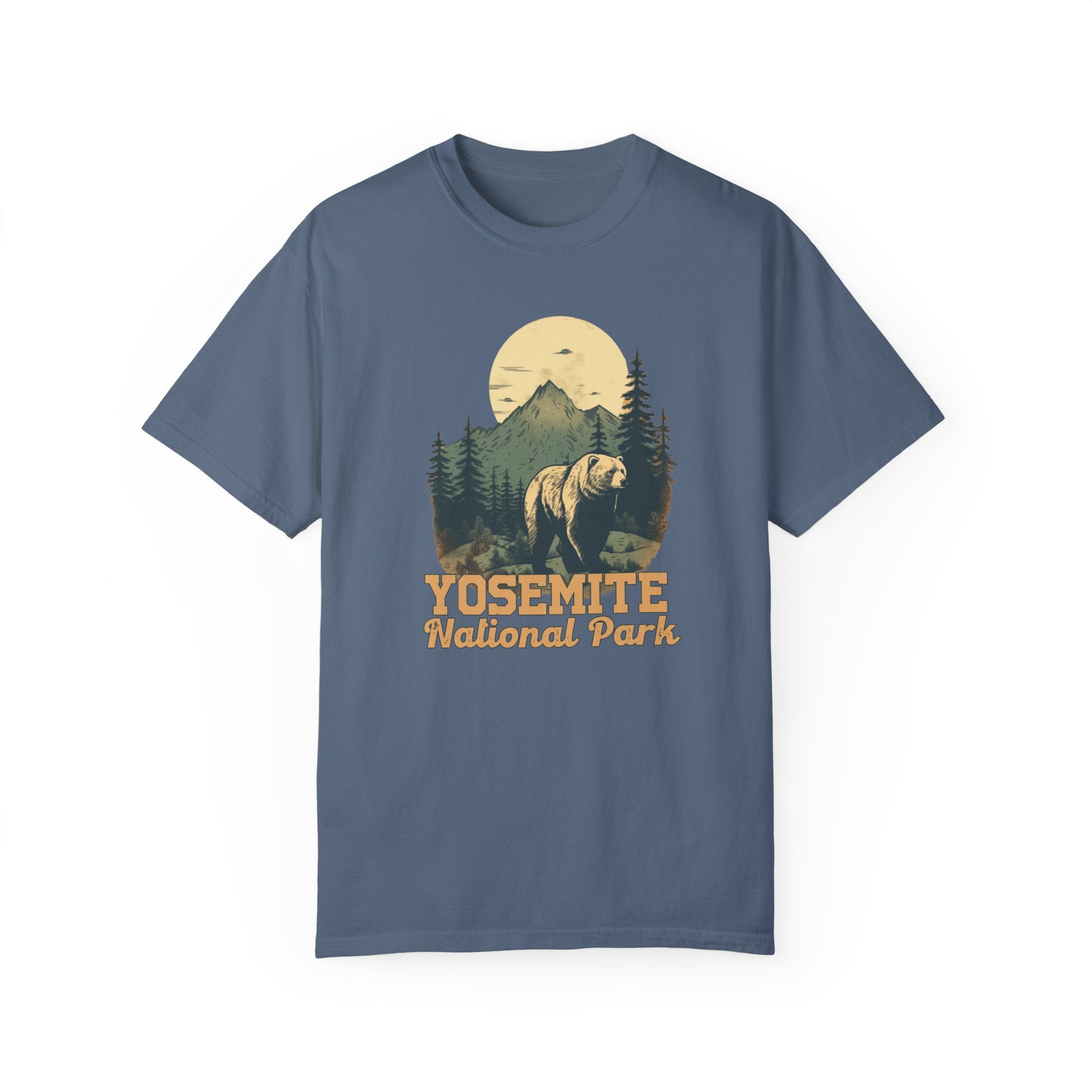Yosemite National Park Graphic, Comfort Colors Soft Relaxed Fit Unisex Garment-Dyed T-shirt