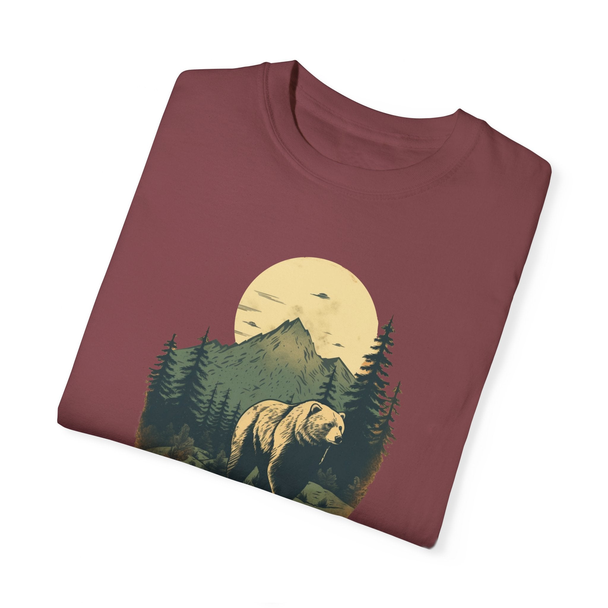 Yosemite National Park Graphic, Comfort Colors Soft Relaxed Fit Unisex Garment-Dyed T-shirt