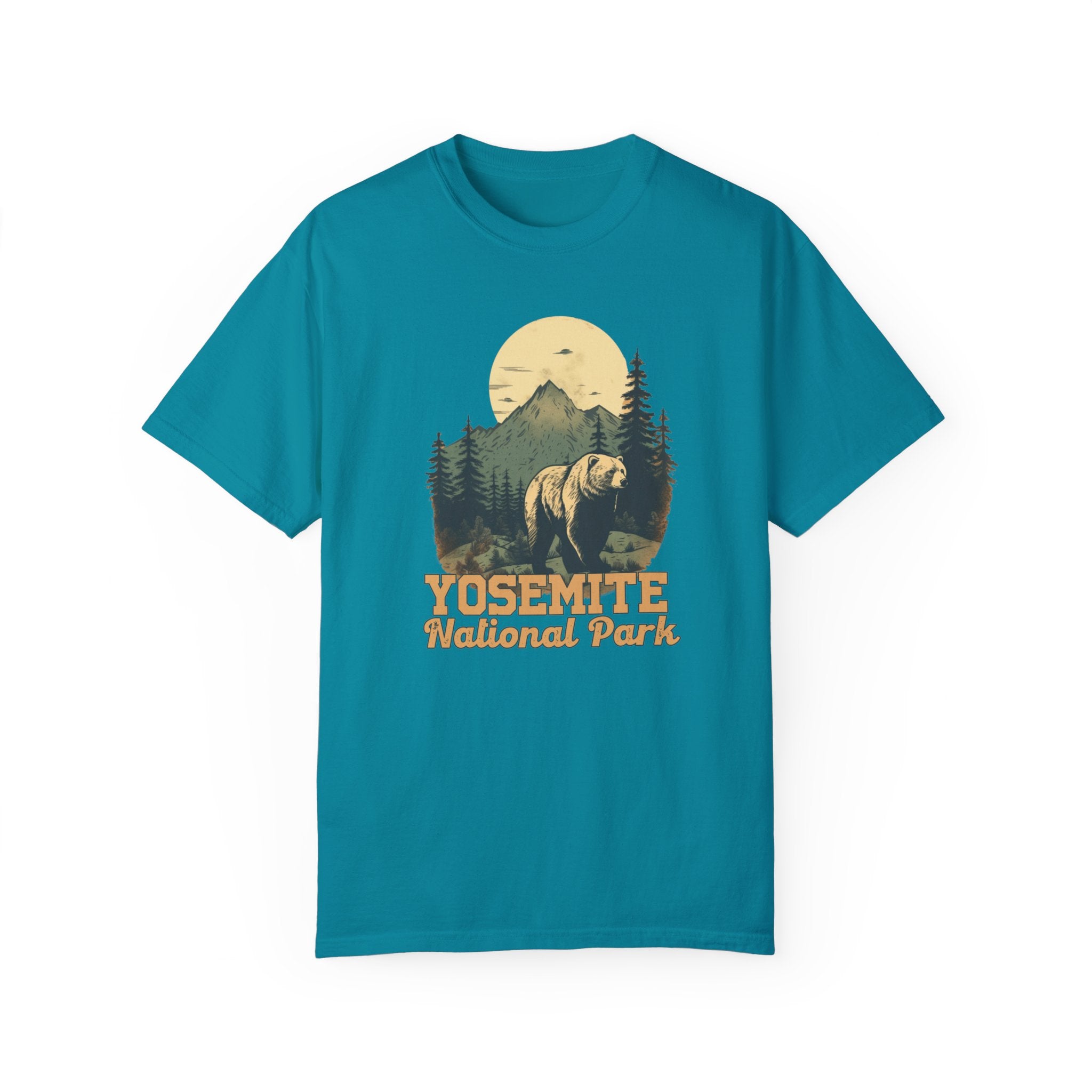 Yosemite National Park Graphic, Comfort Colors Soft Relaxed Fit Unisex Garment-Dyed T-shirt