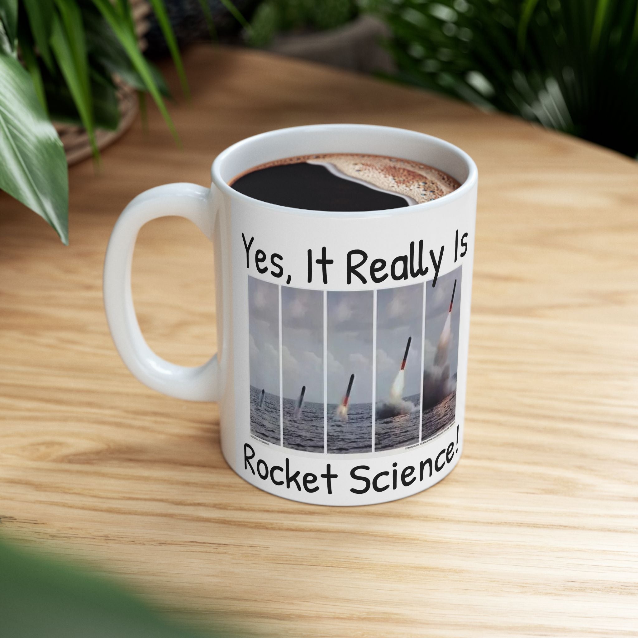Yes, It Really Is Rocket Science Mug - US Navy Submarine Launched Tomahawk Missile, Submarine Veteran Gift