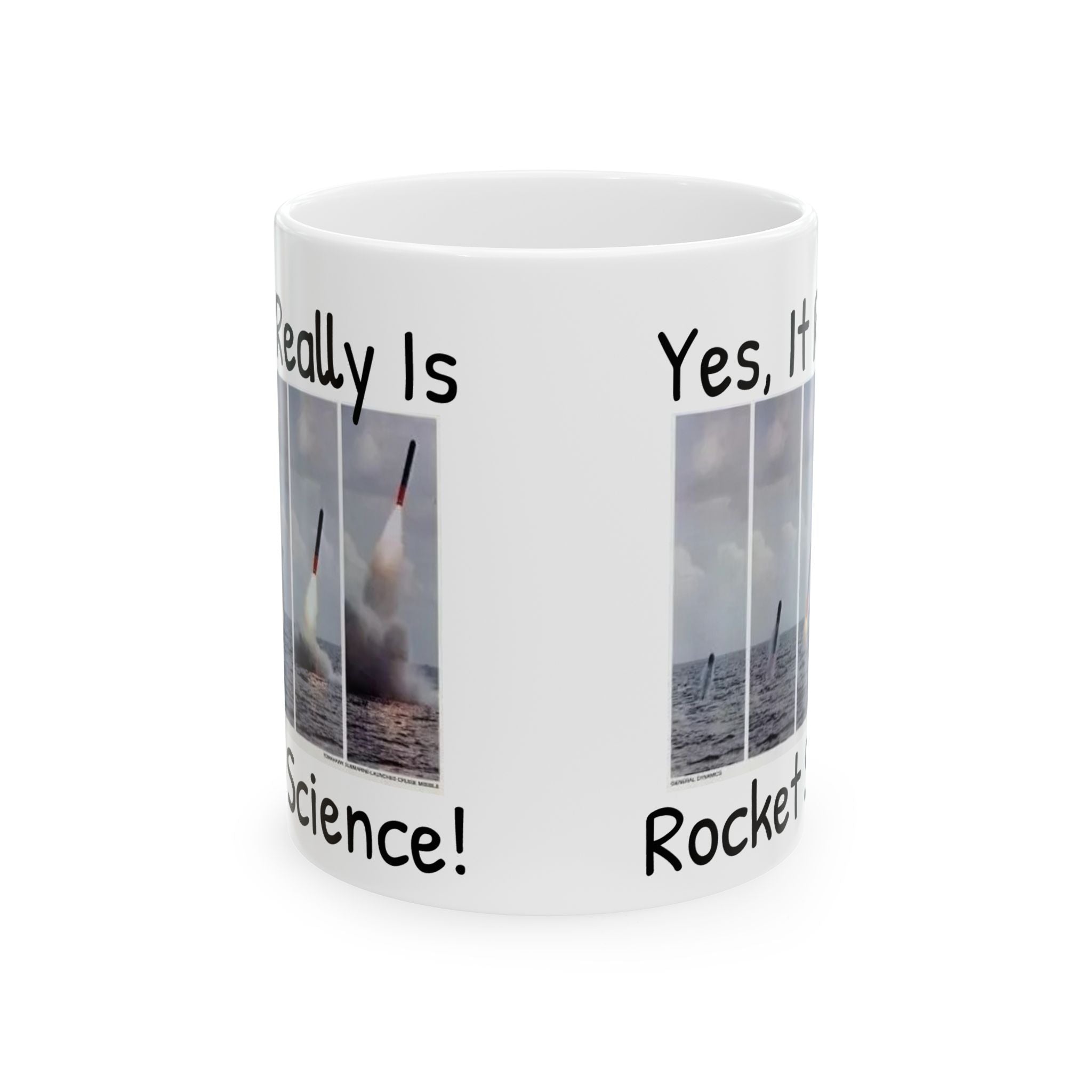 Yes, It Really Is Rocket Science Mug - US Navy Submarine Launched Tomahawk Missile, Submarine Veteran Gift
