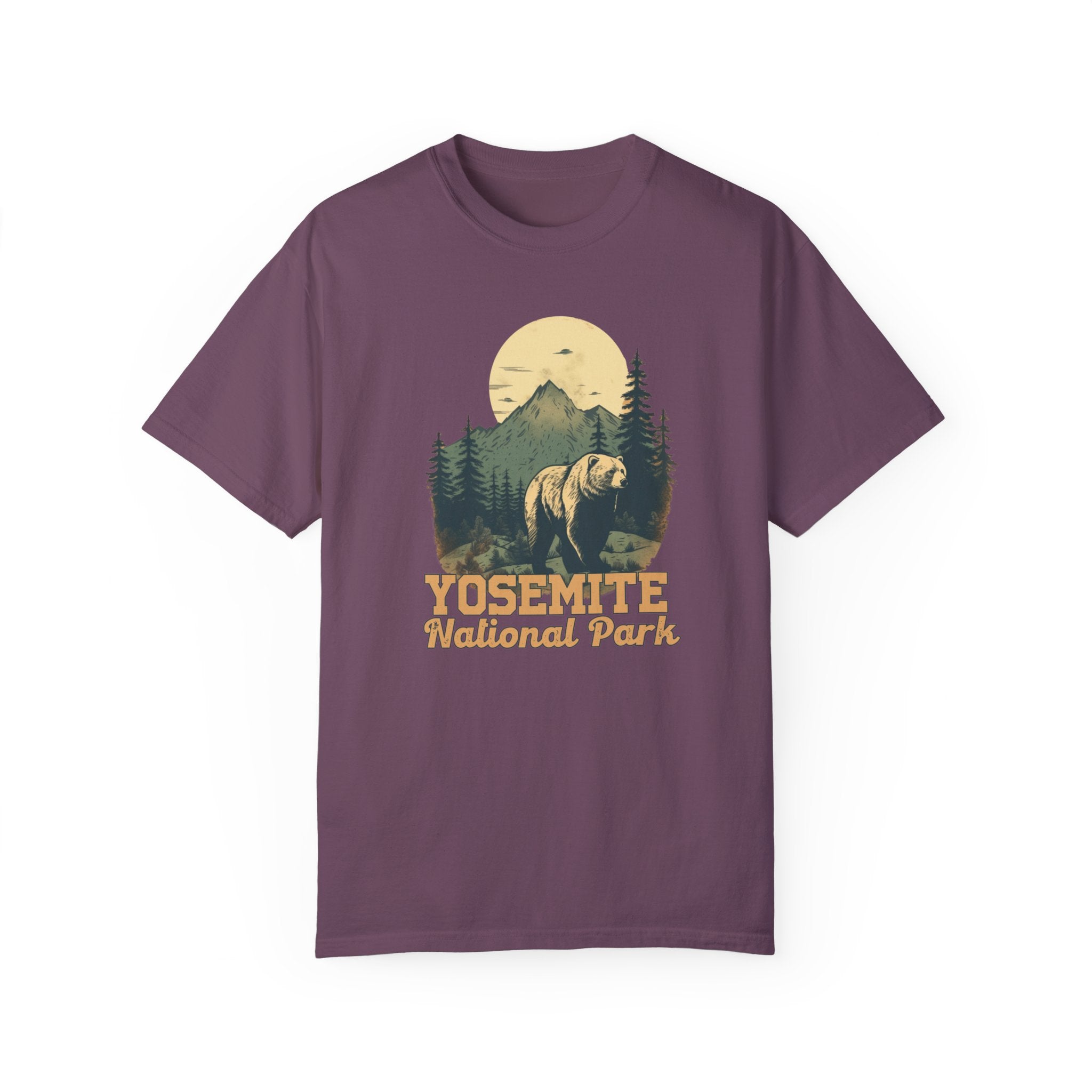 Yosemite National Park Graphic, Comfort Colors Soft Relaxed Fit Unisex Garment-Dyed T-shirt