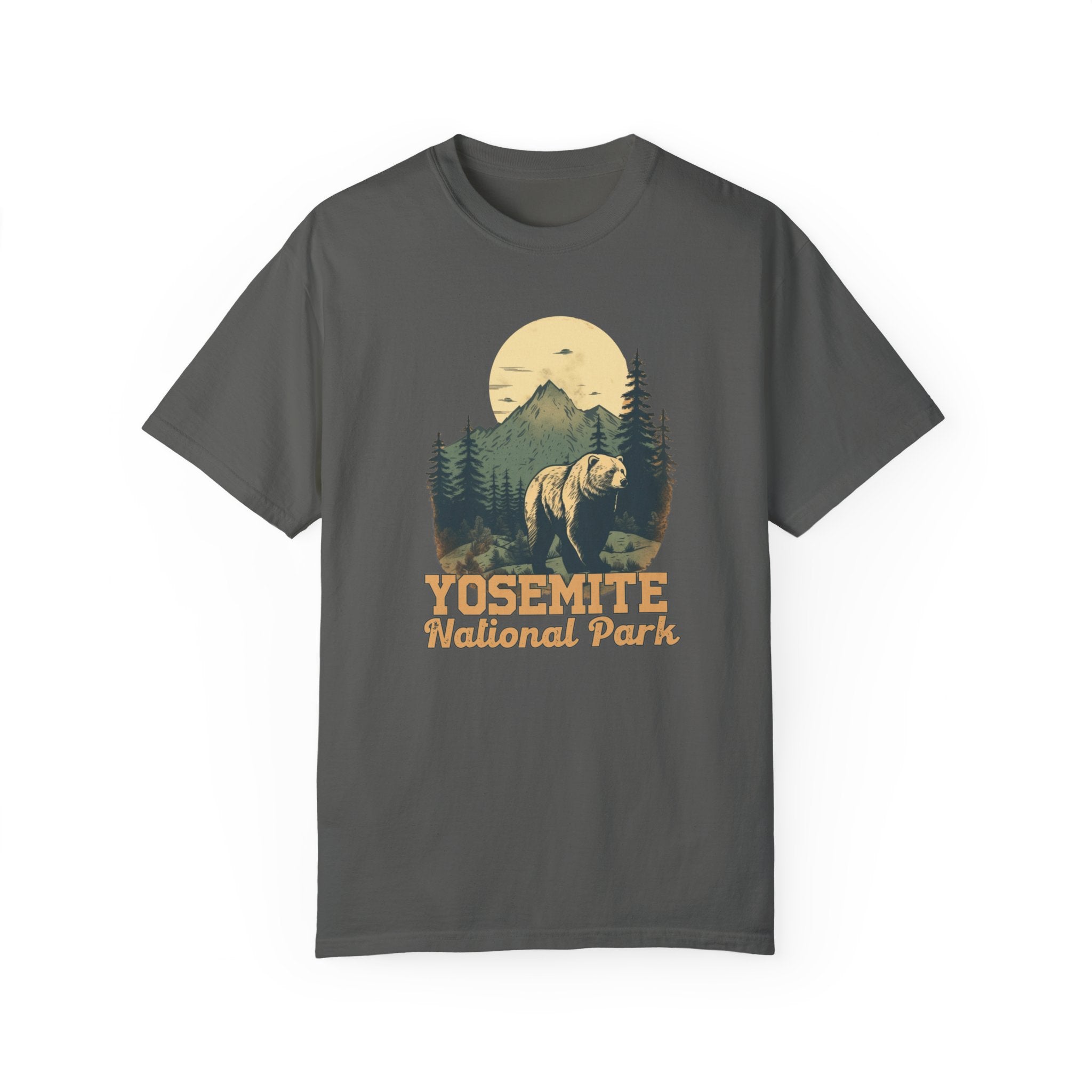 Yosemite National Park Graphic, Comfort Colors Soft Relaxed Fit Unisex Garment-Dyed T-shirt
