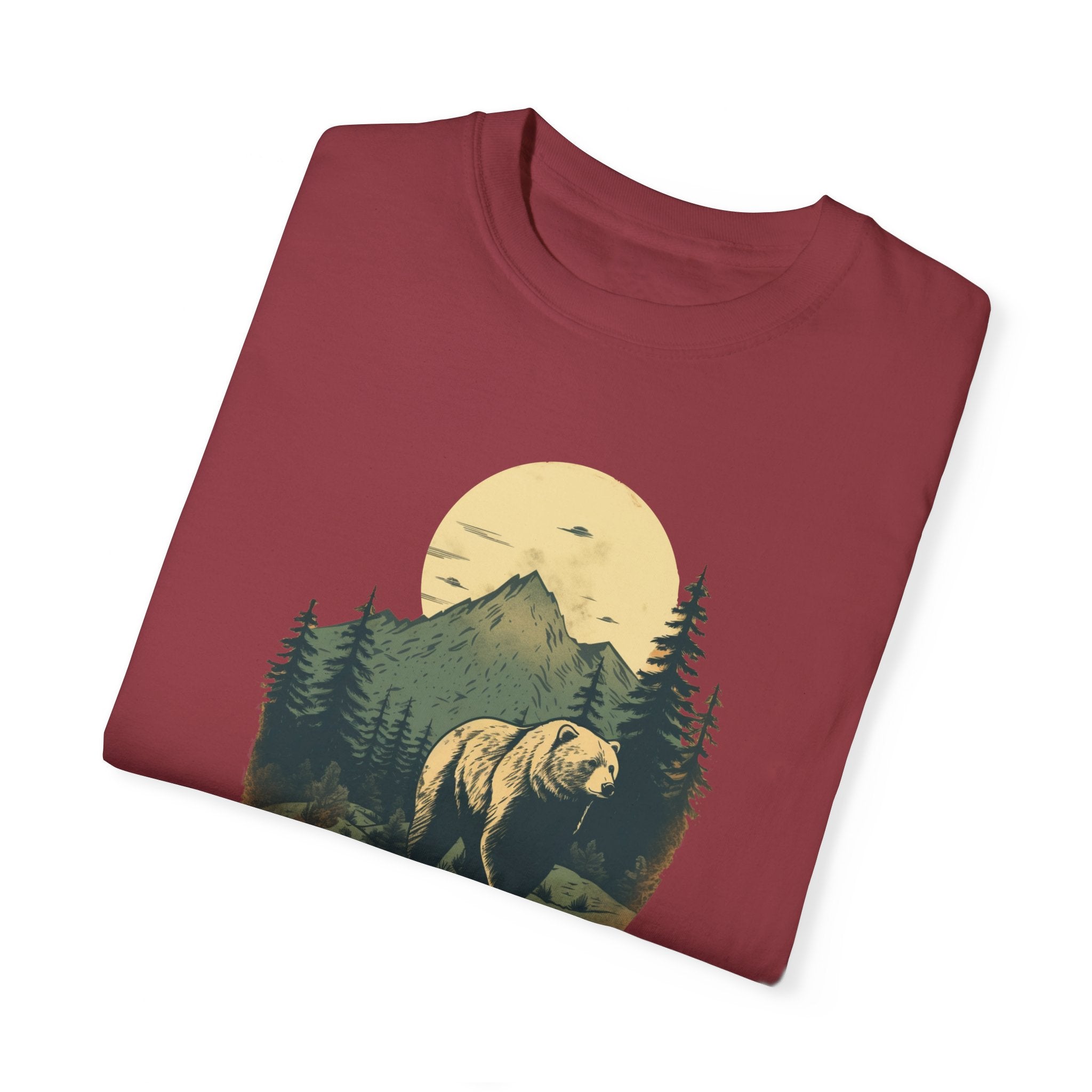 Yosemite National Park Graphic, Comfort Colors Soft Relaxed Fit Unisex Garment-Dyed T-shirt