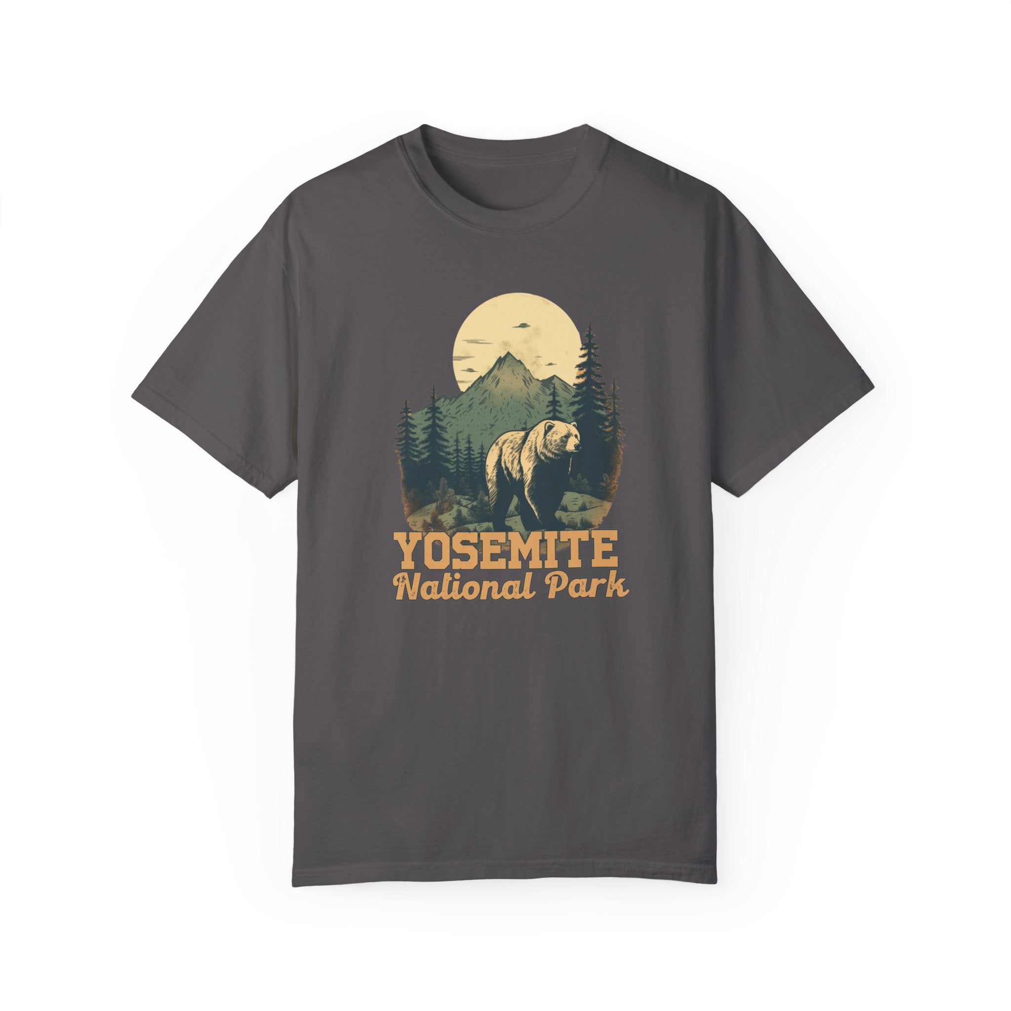 Yosemite National Park Graphic, Comfort Colors Soft Relaxed Fit Unisex Garment-Dyed T-shirt