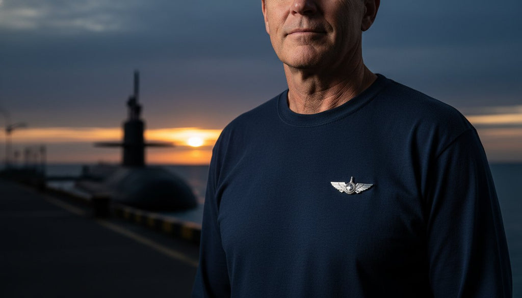 Submarine Dolphins Pin Veteran Shirt: Why Your Gear Should Be as Tough as the Silent Service