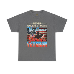 Female Veteran Pride T-Shirt — Gift for Her (Army, Navy, Air Force, Marines)