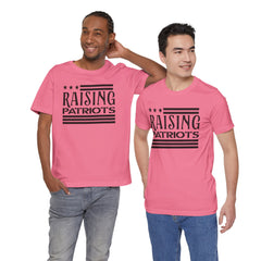 Raising Patriots Tee – Americana Stars & Stripes Family Pride T-Shirt