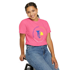 Blue French Horn & Yellow Umbrella T-Shirt — HIMYM Fan Tee