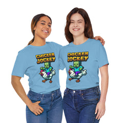 Video Game Chicken Jockey Tee - Unisex Short Sleeve T-Shirt