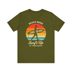 Tobay Beach Vibes Unisex Tee - Surf's Up Long Island | Summer Shirt