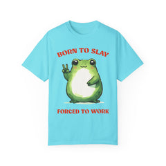 Vintage Style Frog , Born to slay -  Stylish Unisex T Shirt