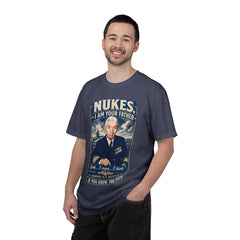 Nukes I Am Your Father Vintage United States Navy Nuclear Power Submarine Graphic T-Shirt