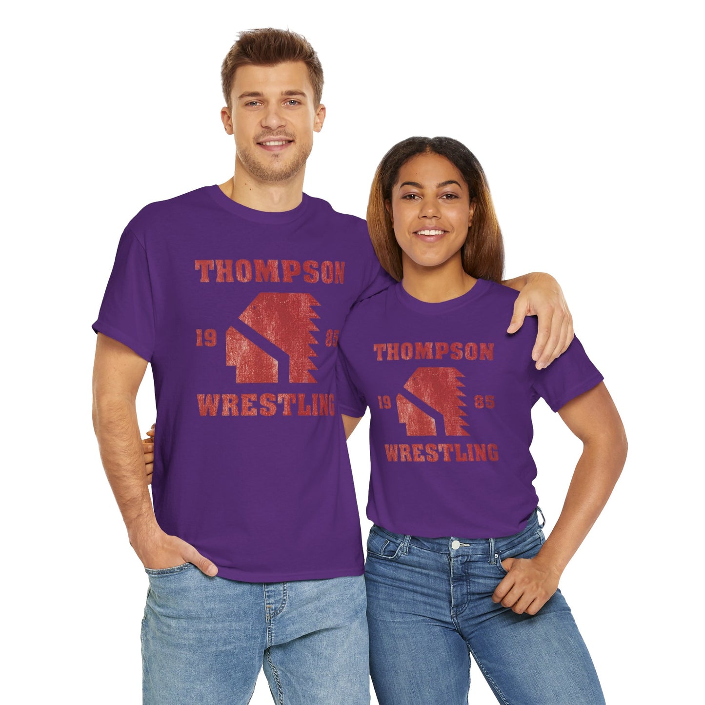 THOMPSON WRESTLING 1985, Unisex Heavy Cotton Tee