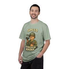 Speed Enforced By Radar T-Shirt — MASH 4077 Retro Traffic Cop Graphic Tee