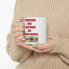 Funny Mahjong Ceramic Mug - 11oz & 15oz Sizes - Perfect Gift for Mahjong Players