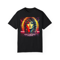 80s Music Love Is A Battlefield - Graphic Comfort Colors Garment Dyed Shirt