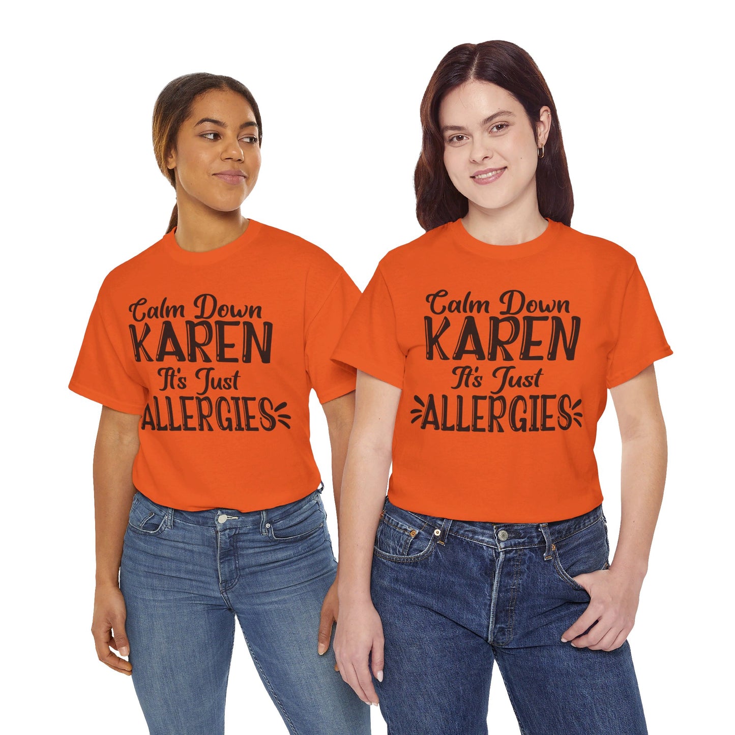 Calm Down Karen Unisex Heavy Cotton Tee