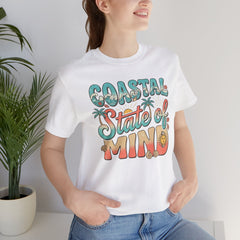 Coastal State of Mind Tee — Retro Beach Graphic T-Shirt