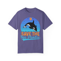 Save The Sea Pandas Comfort Colors Unisex Garment-Dyed T-shirt