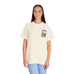 Where the Road Ends Long Island Unisex Garment-Dyed T-shirt