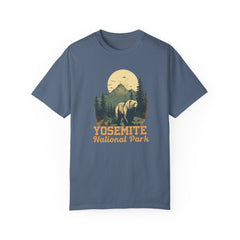 Yosemite National Park Graphic, Comfort Colors Soft Relaxed Fit Unisex Garment-Dyed T-shirt