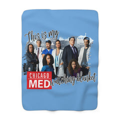 Sherpa Blanket, Chicago Med Fan Gift, Medical Professional Gift, Doctor Nurse Appreciation