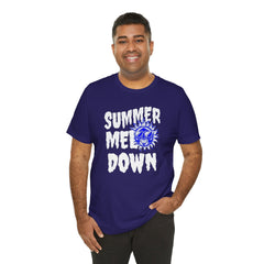 Summer Meltdown Graphic Tee — "Summer Melt Down" Sun Design