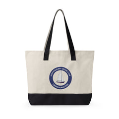 Hempstead Bay Sailing Club Commencement 2026 Canvas Tote Bag — Nautical Sailboat Club Zippered Tote