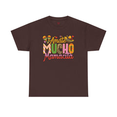 Amate Mucho Mamacita T-Shirt - Vibrant Cultural Love Unisex Heavy Cotton Tee