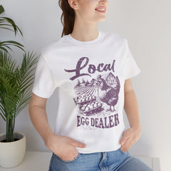 Local Egg Dealer Unisex Jersey Tee - Perfect for Farmers & Foodies