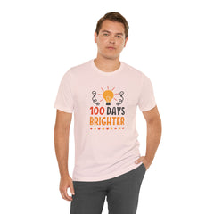 100 Days of School Brighter Teacher Appreciation T-Shirt