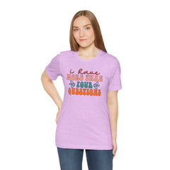 Groovy Four Questions Passover Unisex Tee