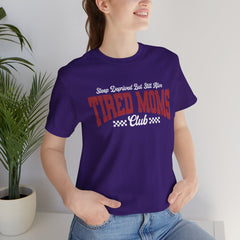 Sleep Deprived Still Alive Tired Moms Club T-Shirt — Funny Vintage Mom Graphic Tee