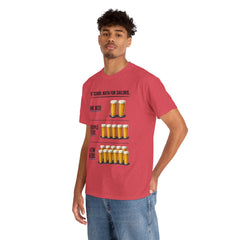 T-Shirt -  "A" School Math for Sailors Funny Beer Graphic Tee