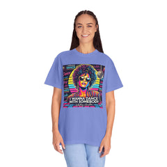 80s Music I Just Wanna Dance With Somebody - Graphic Comfort Colors Garment Dyed Shirt