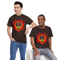 Flaming Fire Dragon - Graphic Unisex Heavy Cotton Tee