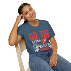Go The Extra Mile Its Never Crowded Unisex Softstyle T-Shirt