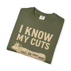 Funny Cow Cuts Unisex T-Shirt - Gift for Meat Lovers, BBQ Parties