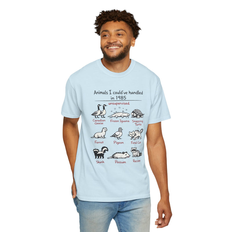 GEN X Animals I Could've Handled in 1985 T-Shirt — Vintage Cottagecore Wildlife Graphic Tee