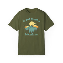 Great Smoky National Park National Park Graphic, Comfort Colors Soft Relaxed Fit Unisex Garment-Dyed T-shirt