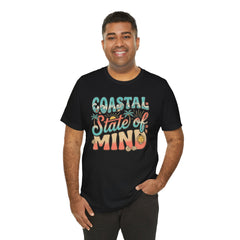 Coastal State of Mind Tee — Retro Beach Graphic T-Shirt