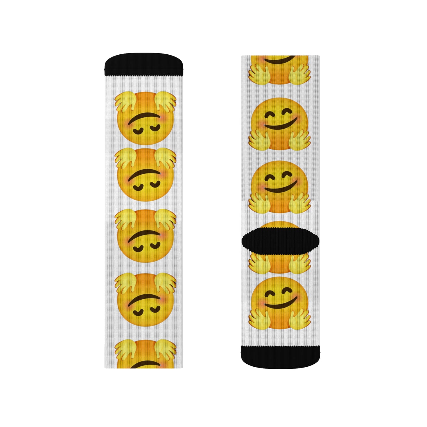 Emoji with Hands - Graphic Sublimation Socks