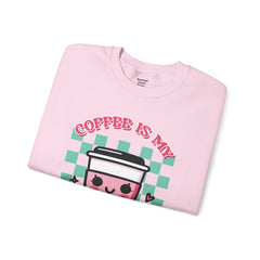 Woman's Coffee Valentine -  Unisex Heavy Blend™ Crewneck Sweatshirt