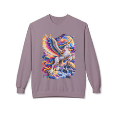Whimsical Rainbow Winged Unicorn Sweatshirt