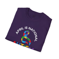 Autism awareness tee, softstyle, unisex autism shirt, short sleeve autism tee, shirt for autism, support autism shirt, gift for autistic kid