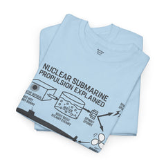 Nuclear Submarine Propulsion Explained Tee, Science Shirt, Geeky Gift, Educational Apparel, STEM Fashion, Nerdy T-Shirt