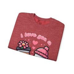 Woman's I Love You A Latte Valentine - Unisex Heavy Blend™ Crewneck Sweatshirt
