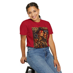 Rebel Rebel 250 Years T-Shirt — 1776–2026 Patriotic Vintage Flag Tee