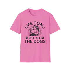 Dog Lover Life Goal Pet ALL The Dogs T-Shirt
